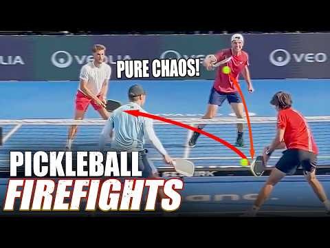 Insane Pickleball FIREFIGHTS