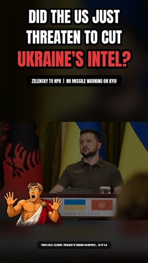Did the US Just Threaten to Cut Ukraine's Intel?