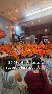 26 Buddhist Monks Chanting Blessings 🙏🪷 | Pattaya Thai Honolulu, Hawaiʻi