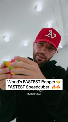 World’s Fastest Rapper Meets Fastest Blindfolded Speedcuber | CHOPPER