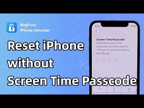 How to Reset iPhone without Screen Time Passcode