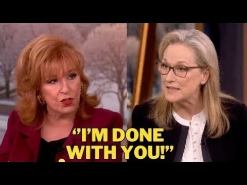Meryl Streep HUMILIATES Joy Behar LIVE On The View After Heated Argument