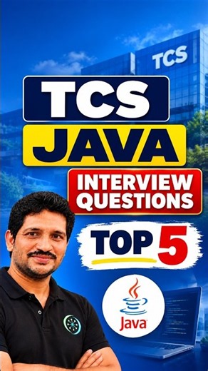 TCS Java Interview Questions | Top 5 Must-Know Questions #Shorts