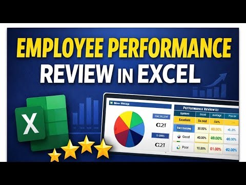 Excel में Employee Performance Review कैसे बनाएं | Employee Performance Evaluation #exceltricks