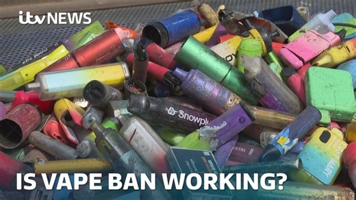 Vapocalypse : Is the disposable vape ban a game changer or a total flop? | ITV News | Alex Horn