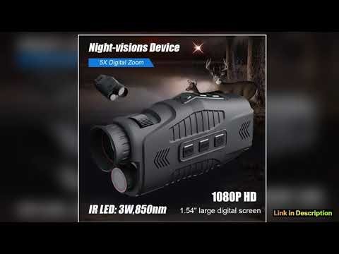 Hunting R11 1080P Monocular Infrared Night Vision Device For Day Night Use Photo Video 5X Digital