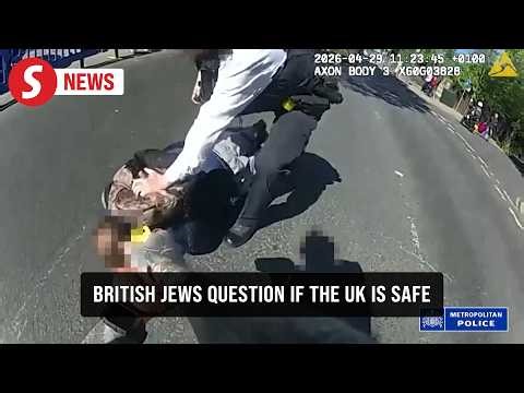 Dramatic bodycam shows arrest of London stabbing attack suspect