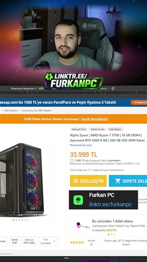 Rtx 5060 Kasa Önerisi🚨 // İzlemeden KASA Almayın !!!