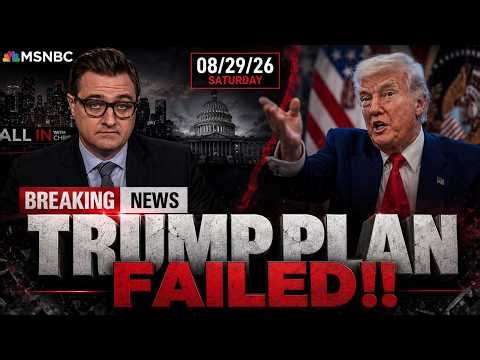 All in With Chris Hayes 8/29/26 | 🅼🆂🅽🅱️🅲 Breaking News Today Aug 29, 2026