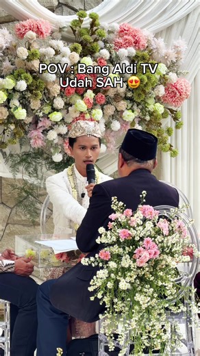 Nikahan Aldi TV dan Aleta: Simak Momen Spesial