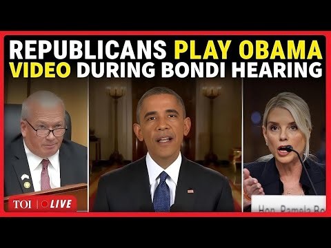 Pam Bondi Hearing: All Hell Breaks Loose After GOP Fitzgerald Plays Obama ICE Video | WATCH