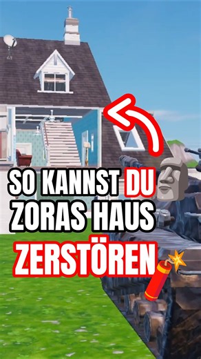 So kannst DU Zoras Haus zerstören! 😂🔥|| Zora #fortnite #zora #gaming #shorts
