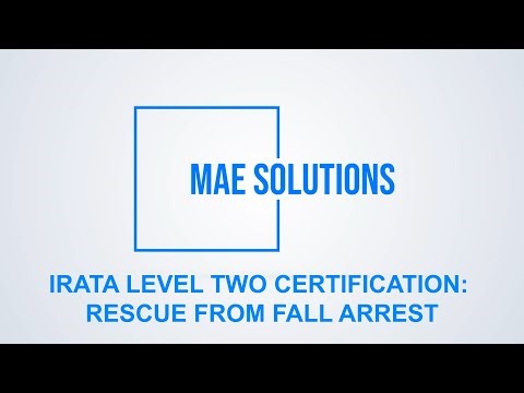 IRATA Level 2 - Rescue from Fall Arrest