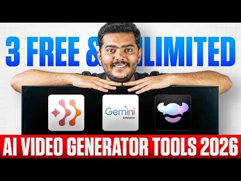 🔥3 Best FREE AI Video Tools (Unlimited + No Watermark) | AI Video Kaise Banaye