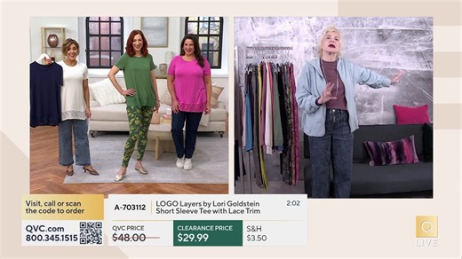 You are watching LOGO by Lori Goldstein(R) on QVC®. Shop the show, here: https://qvc.co/qvcshopnowdecember25 | QVC Live