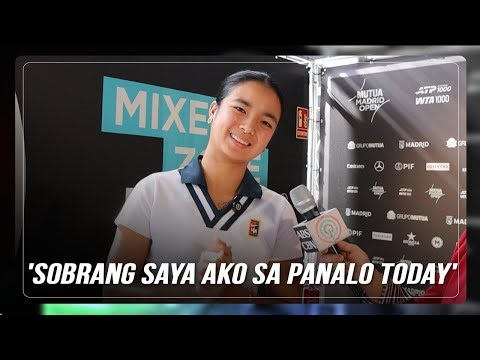 EXCLUSIVE: One-on-one interview with Alex Eala after win vs Pavlyuchenkova | ABS-CBN News