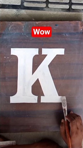 K Letter Calligraphy | Beautiful K Name Art | #shorts #viral #letterart #handwriting