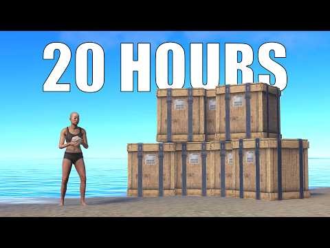 i played solo rust for 20 hours and this is what happened
