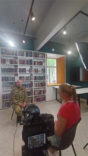 Backstage interview