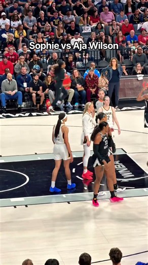 Sophie vs Aja Wilson #caitlinclark #basketball #wnba
