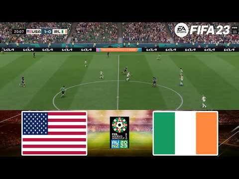 FIFA 23 - USA vs Ireland 27/04/2026 - FIFA Women's World Cup 2023 - Gameplay PS | Full Match