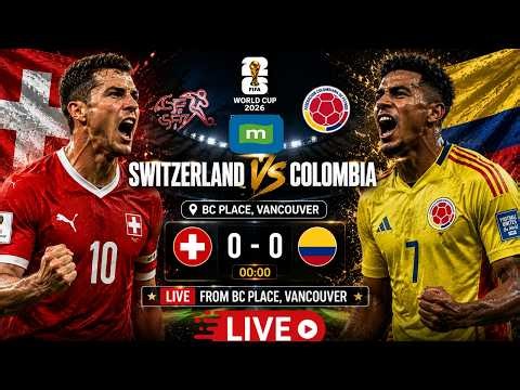 🔴 Switzerland vs Colombia LIVE Football: FIFA World Cup 2026 Round of 16 | SUI v COL LIVE Football
