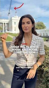 Judge halts White House ballroom construction