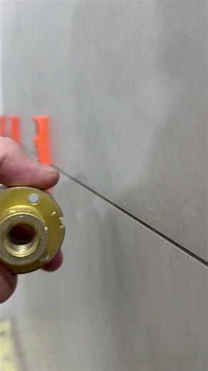 Perfectly Flush Leveling Large Format Wall Tiles with Orange Tile Leveling Wedges! 🛠️📐