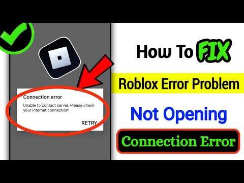 🔥 Fix Roblox “Unable to Contact Server” Error | Internet Connection Problem Solved (Android & iOS)