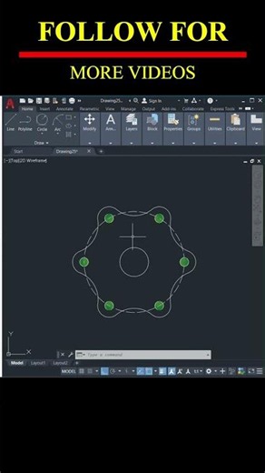 📏 AutoCAD 2D Drawing Practice🔥 Easy-to-Follow CAD Tutorial⚡ Enhance Your Design Skills