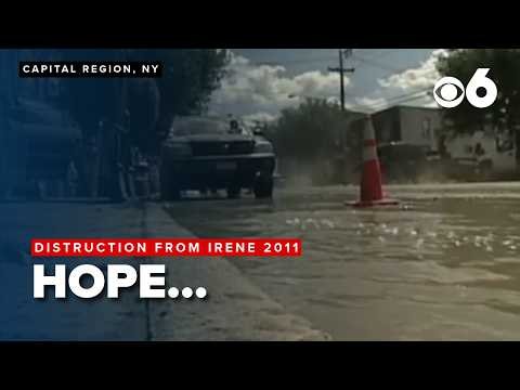 "It's just stuff..." ,"everyone is safe... Irene's distruction