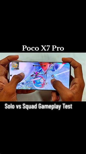 Xiaomi Poco X7 Pro Solo vs Squad Gameplay Insights