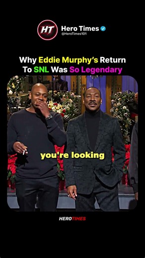 When Eddie Murphy's SNL Monologue Made Comedy History 😂😂