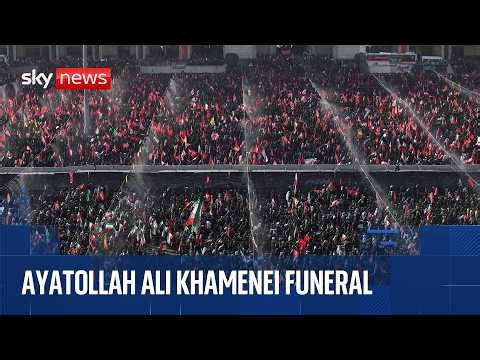 Funeral for Iran's former supreme leader continues