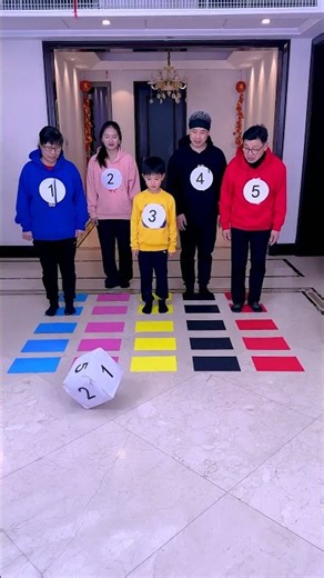 Exciting Color Dice Challenge, Who Reaches The Finish Line First #Funnyfamily #Partygames 1