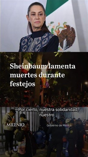 Sheinbaum se pronuncia por las tres víctimas de los festejos del México vs. Ecuador