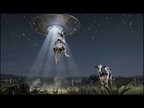 Alien UFO Abduct Cows in the Night 🛸🐄 | Cinematic AI Sci-Fi 1 Hr Long Lofi Hip Hop Create and Chill