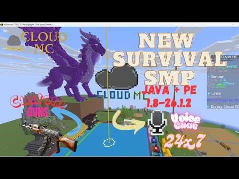 😱 Best Survival Public SMP 1.8-21.6.1 (Free Join) | Java +PE Cracked | Minecraft 24/7 Free Server 🫨