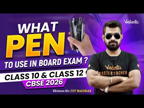 Best Pen for CBSE Board Exam 2026 Class 10 & 12 | Must Watch 🔥Shimon Sir