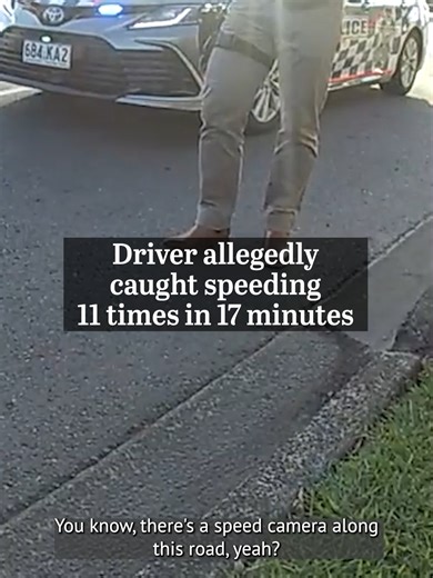 A man has been charged after police alleged he was speeding 11 times within 17 minutes in Brisbane’s north. Read more at the link in bio. #brisbane #qldpolice #speeding