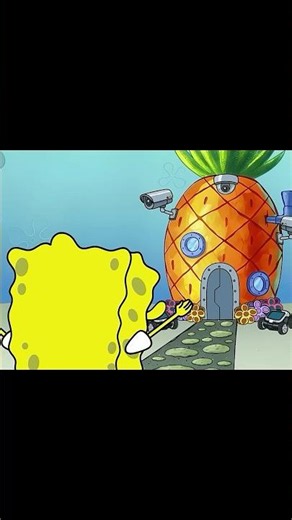 SpongeBob's House Got a New Security System! 😱 #spongebob #spongebobsquarepants #animation