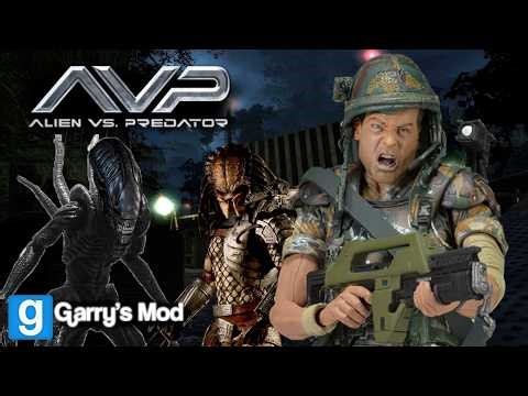 Alien vs Predator - Marine (gm_kashyyyk_slavercamp) | Garry's Mod