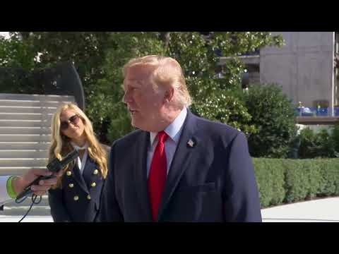 President Trump Gaggles with Press Upon Departure from the White House, Oct. 13, 2026