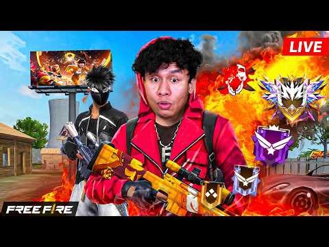 Noob Sensitivity Live Free Fire Gameplay in Youtubers Lobby😁 #freefire #shortsfeed #tondegamer