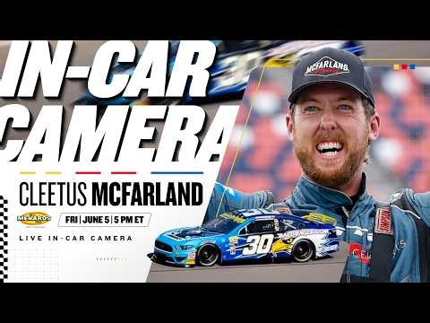 LIVE: Cleetus McFarland's In-Car Camera at Michigan | NASCAR ARCA Menards Series
