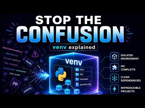 Python Virtual Environment Explained (venv, pip, dependencies) | Fix Python Errors