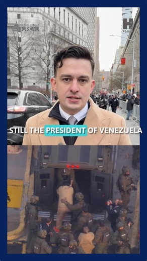 Former Venezuelan President Nicolás Maduro and his wife pleaded not guilty to charges of narco-terrorism, drug trafficking, and weapons offenses on Monday during their first court appearance. Here's what it looked like outside the New York courthouse. http://www.wcvb.com/article/maduro-pleads-not-guilty/69919643 | WCVB Channel 5 Boston