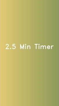 ⏳ 2.5 Minute Countdown Timer | Gradient Animation | Time's Up Alert