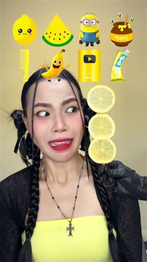 Eating Random Yellow Food Mukbang ASMR 💛⚠️Fake Food⚠️ #mukbang #asmr #foodtiktok #eating #challenge #foryoupage #viral #eatwithtoby | HUBA 후바