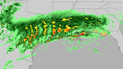 Rounds of rain, storms to impact Gulf Coast into weekend